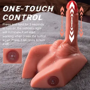 Michael Realistischer Dildo und Anusmasturbator mit Stossfunktion, 15 cm von Xise