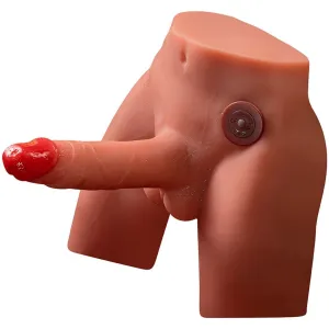 Jason Realistischer Dildo-Masturbator mit Stoss- und Vibrationsmöglichkeiten, 17 cm von Xise