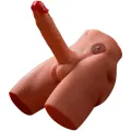 Jason Realistischer Dildo-Masturbator mit Stoss- und Vibrationsmöglichkeiten, 17 cm von Xise