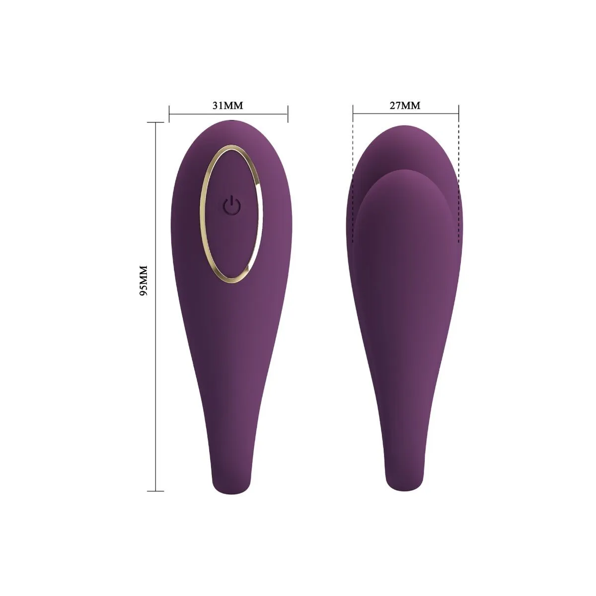 August Remote Global Doppelt Vergnügen Vibrator von Pretty Love C-Type | Fesselliebe.de