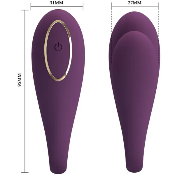 August Remote Global Doppelt Vergnügen Vibrator von Pretty Love C-Type | Fesselliebe.de