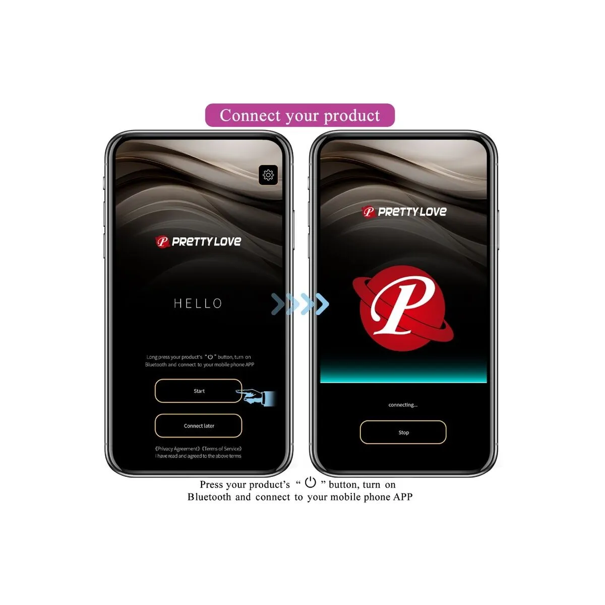 August Remote Global Doppelt Vergnügen Vibrator von Pretty Love C-Type | Fesselliebe.de