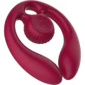 Gizi Duo Paarstimulator mit Fernbedienung Burgund von Snail Vibe