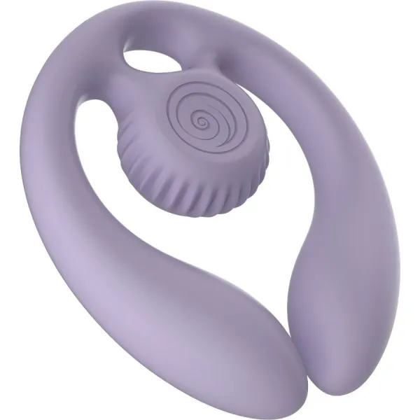 Gizi Duo Paarstimulator mit Fernbedienung Lila von Snail Vibe | Fesselliebe.de