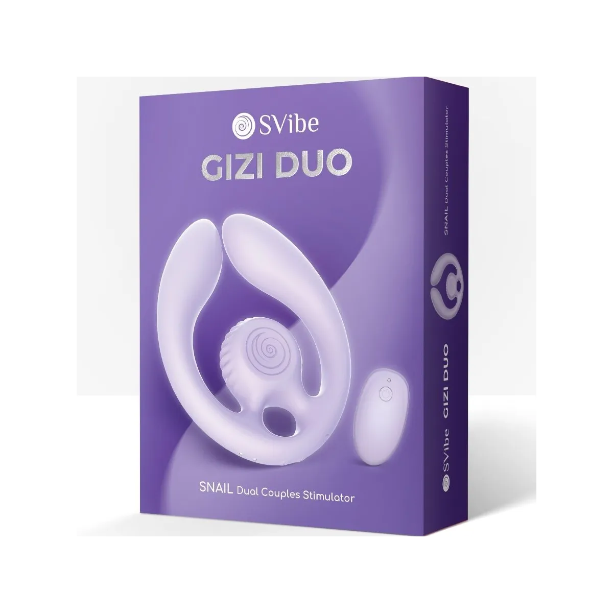 Gizi Duo Paarstimulator mit Fernbedienung Lila von Snail Vibe | Fesselliebe.de