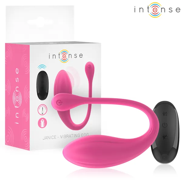 Janice U Vibrator Doppelstimulation 10 Vibrationen Rosa mit Fernbedienung von Intense Couples Toys | Fesselliebe.de