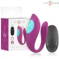 Annie U-Förmiger Vibrator und Stimulator Lila mit Fernbedienung von Intense Couples Toys