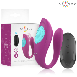 Annie U-Förmiger Vibrator und Stimulator Lila mit Fernbedienung von Intense Couples Toys | Fesselliebe.de