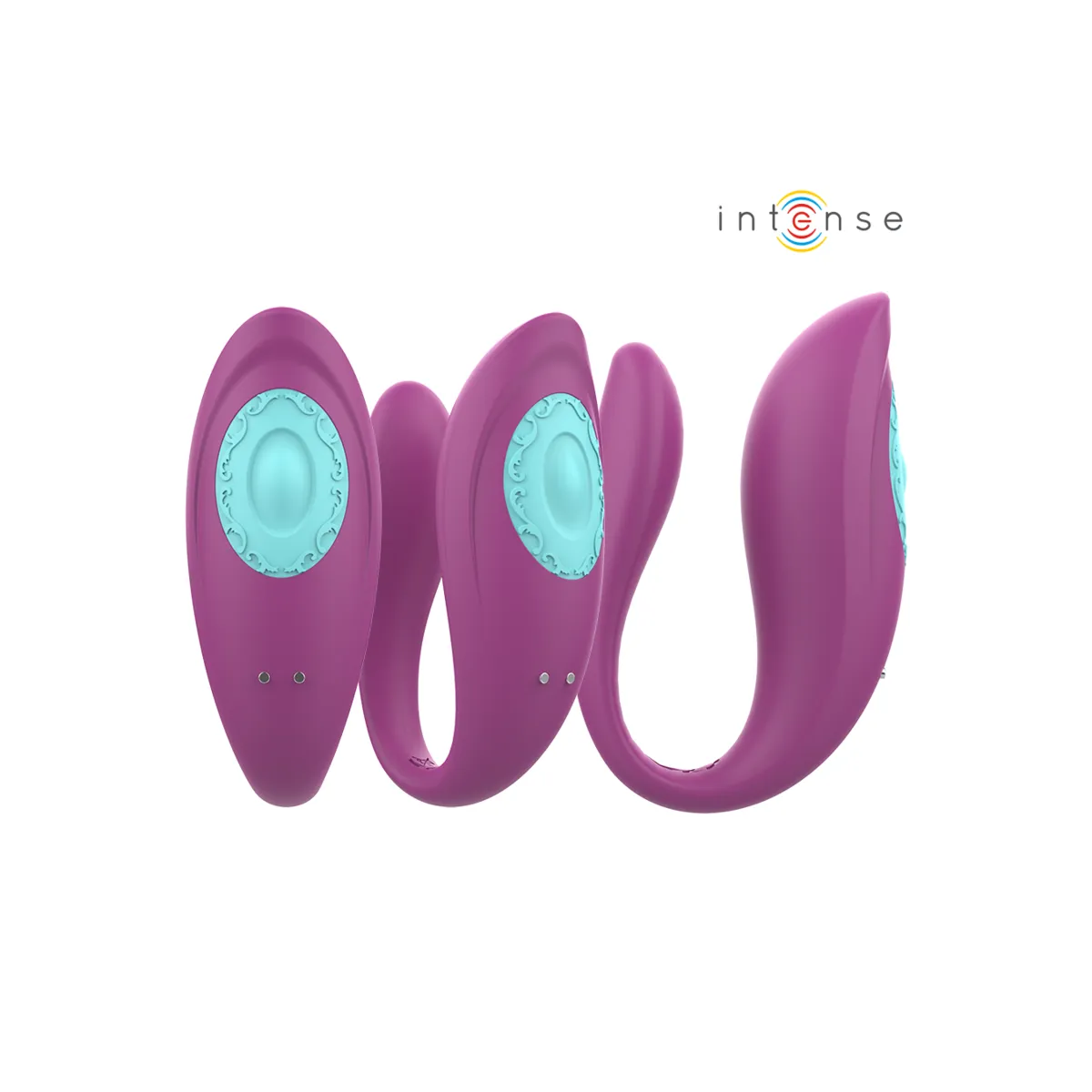 Annie U-Förmiger Vibrator und Stimulator Lila mit Fernbedienung von Intense Couples Toys | Fesselliebe.de