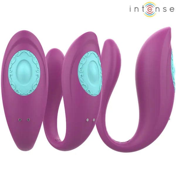 Annie U-Förmiger Vibrator und Stimulator Lila mit Fernbedienung von Intense Couples Toys | Fesselliebe.de