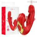 Nathy Doppelvibrator mit Multifunktions-Stimulierender Mund Rot von Intense Fun