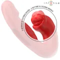 Nathy Doppelvibrator mit Multifunktions-Stimulierender Mund Rot von Intense Fun