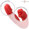 Nathy Doppelvibrator mit Multifunktions-Stimulierender Mund Rot von Intense Fun