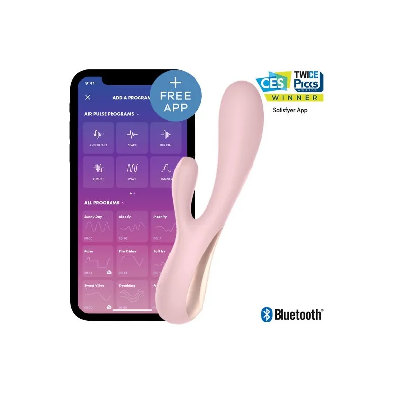 Mono Flex Rosa mit App von Satisfyer Connect | Fesselliebe.de