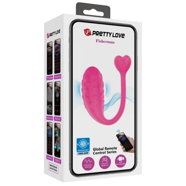 App-Gesteuertes Rosa Fisher-Vibrations-Ei von Pretty Love Smart | Fesselliebe.de
