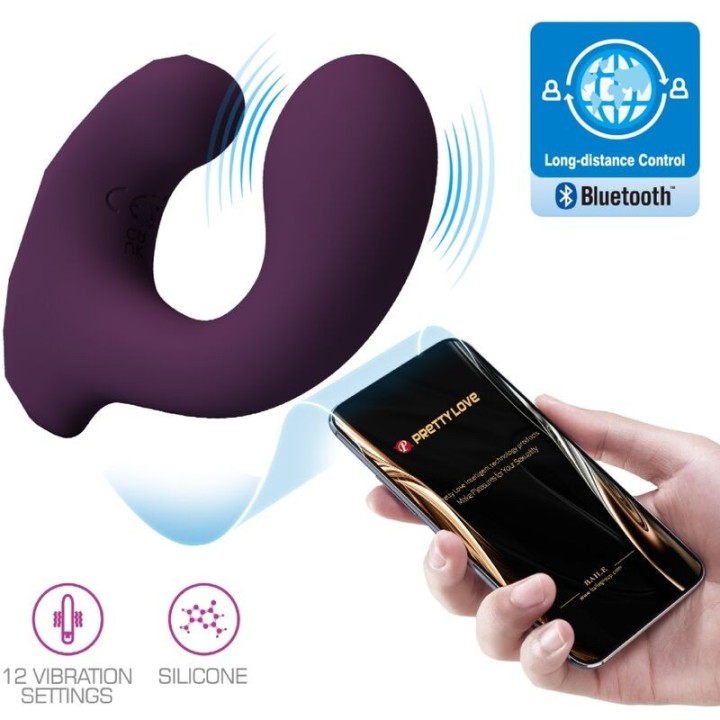 Billy Vibrationsfernbedienung Lila Kostenlose App von Pretty Love | Fesselliebe.de