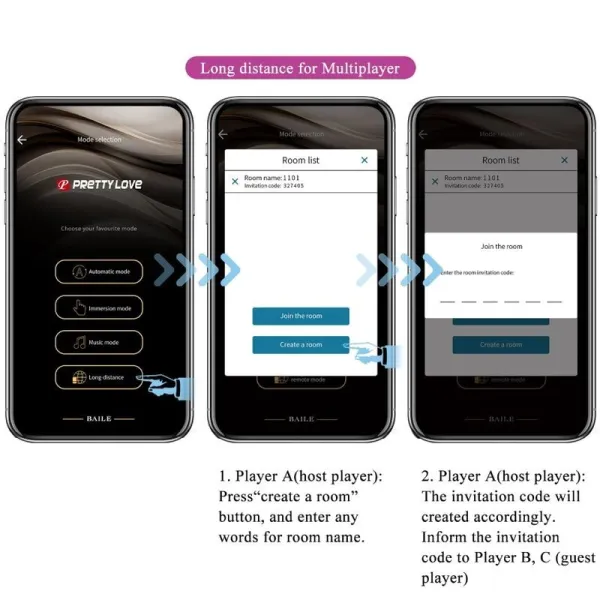 Billy Vibrationsfernbedienung Lila Kostenlose App von Pretty Love | Fesselliebe.de