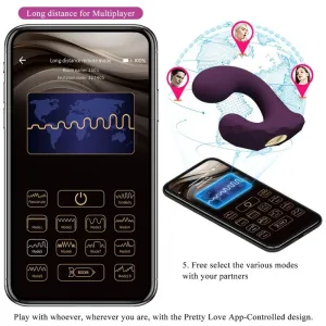 Billy Vibrationsfernbedienung Lila Kostenlose App von Pretty Love