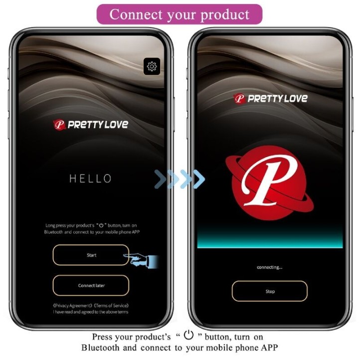 Billy Vibrationsfernbedienung Lila Kostenlose App von Pretty Love | Fesselliebe.de