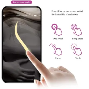 Billy Vibrationsfernbedienung Lila Kostenlose App von Pretty Love
