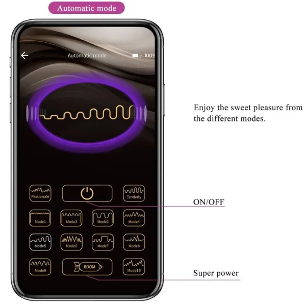 Billy Vibrationsfernbedienung Lila Kostenlose App von Pretty Love | Fesselliebe.de