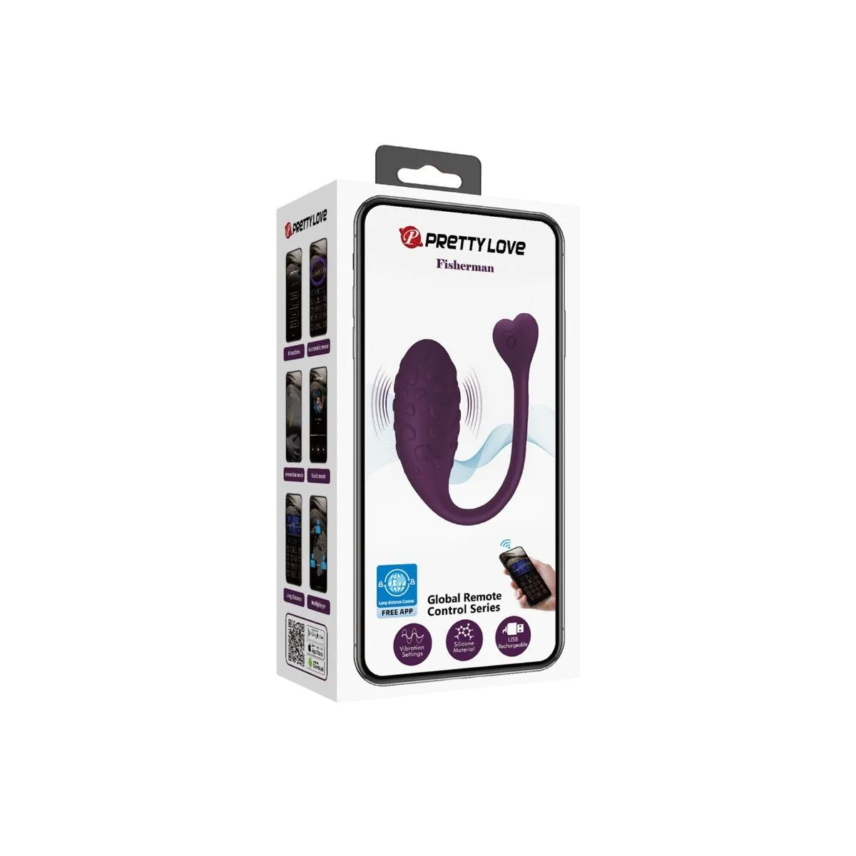 Fisherman App-Gesteuertes Vibrierendes Ei Lila von Pretty Love Smart | Fesselliebe.de