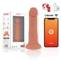 Mittlerer Bogotá-Vibratordildo mit 9 Geschwindigkeiten natürlich 20 cm -O- 4,2 cm - Kostenlose App von Oninder