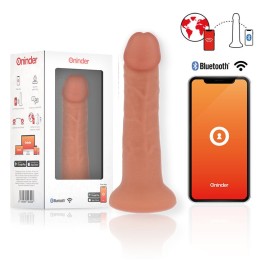 Mittlerer Bogotá-Vibratordildo mit 9 Geschwindigkeiten natürlich 20 cm -O- 4,2 cm - Kostenlose App von Oninder | Fesselliebe.de