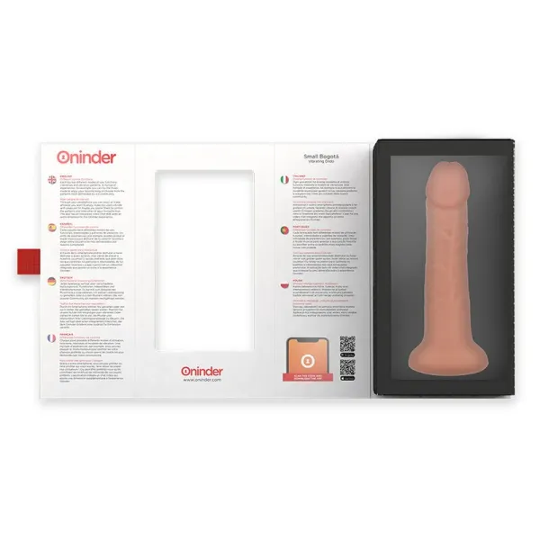 Kleiner Bogotá-Vibratordildo 9 Geschwindigkeiten natürlich 17,5 cm -O- 4 cm - Kostenlose App von Oninder | Fesselliebe.de