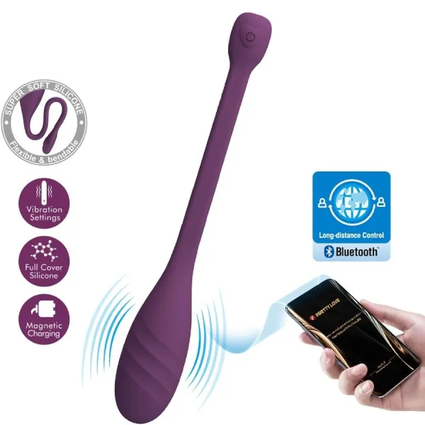 Leviathan App-Gesteuerter Vibrator Lila von Pretty Love Smart | Fesselliebe.de