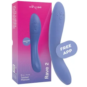 Rave 2 G-Spot Vibrator Blau von We-Vibe | Fesselliebe.de