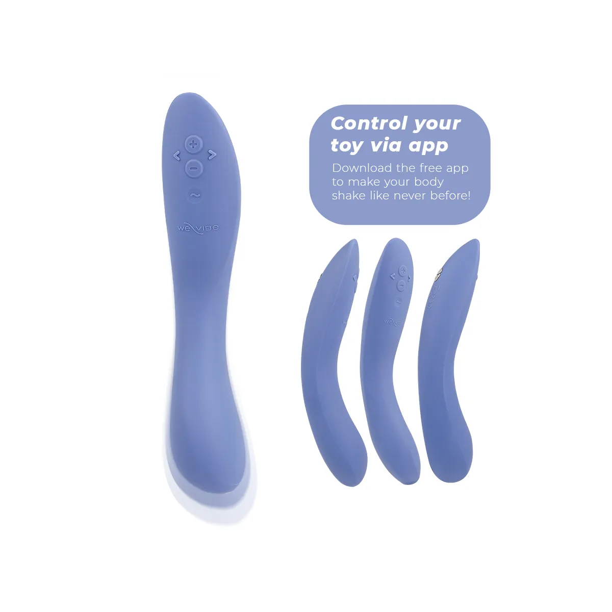 Rave 2 G-Spot Vibrator Blau von We-Vibe | Fesselliebe.de