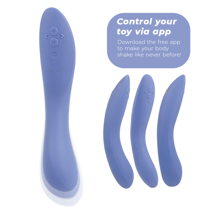 Rave 2 G-Spot Vibrator Blau von We-Vibe | Fesselliebe.de