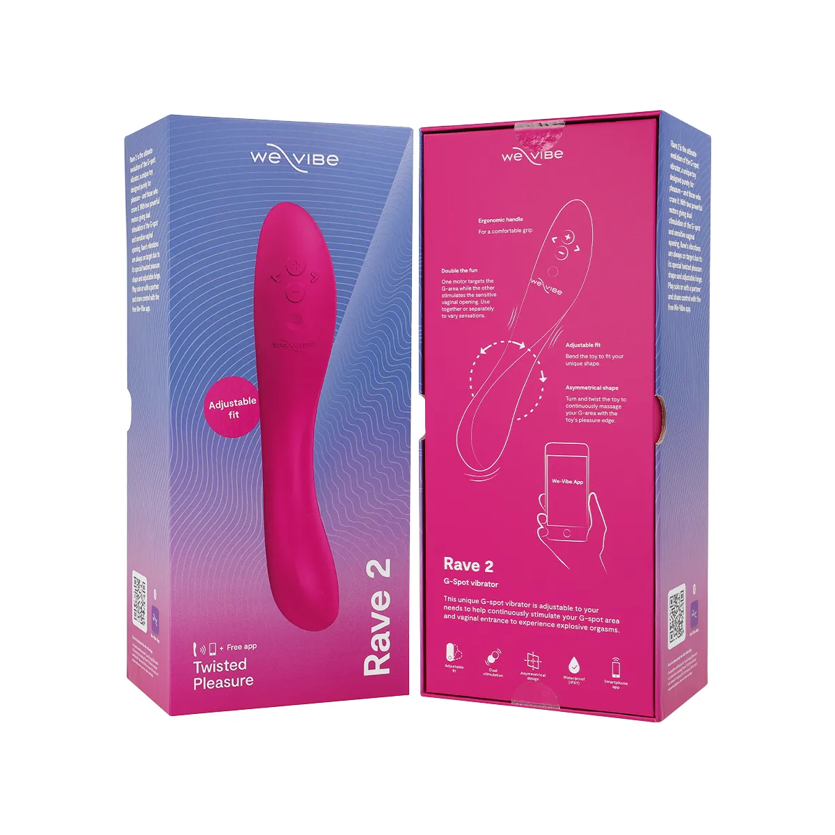 Rave 2 G-Spot-Vibrator Rosa von We-Vibe | Fesselliebe.de