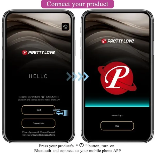 Hector Elektroschock-Vibrator Kostenlose App Violett von Pretty Love Flirtation | Fesselliebe.de