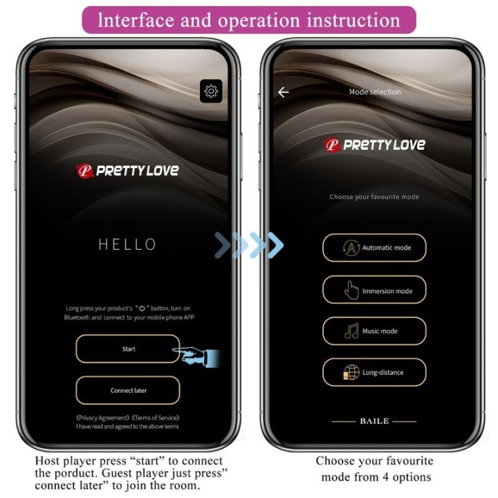 Hector Elektroschock-Vibrator Kostenlose App Violett von Pretty Love Flirtation | Fesselliebe.de