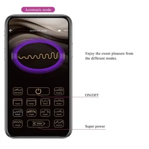 Hector Elektroschock-Vibrator Kostenlose App Violett von Pretty Love Flirtation