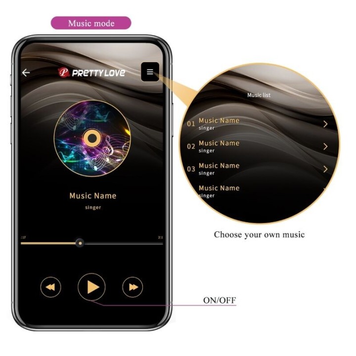 Hector Elektroschock-Vibrator Kostenlose App Violett von Pretty Love Flirtation | Fesselliebe.de