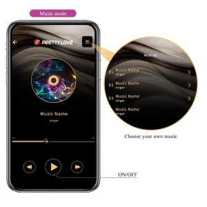 Hector Elektroschock-Vibrator Kostenlose App Violett von Pretty Love Flirtation