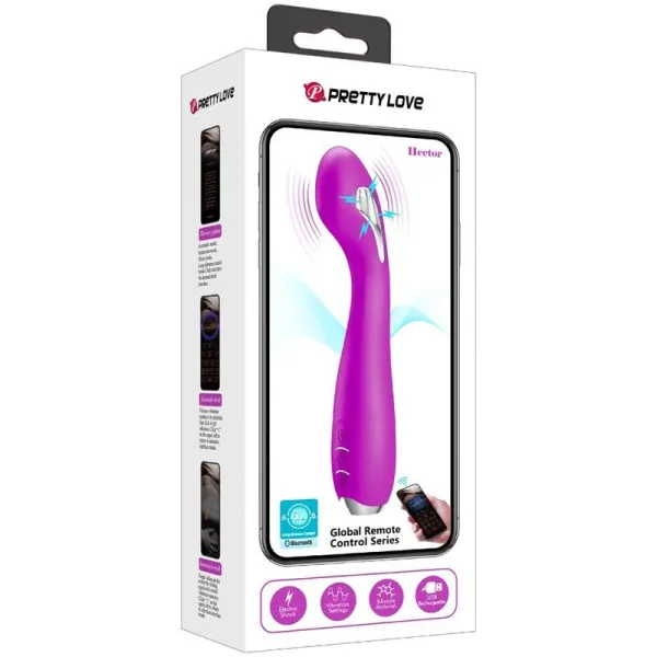 Hector Elektroschock-Vibrator Kostenlose App Violett von Pretty Love Flirtation | Fesselliebe.de