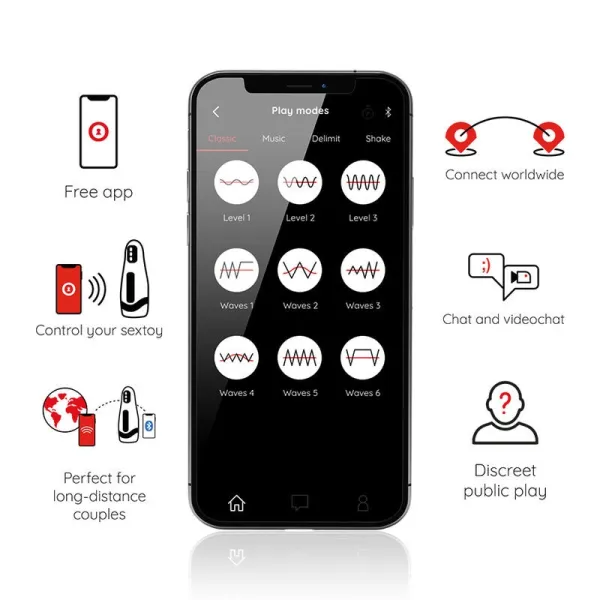 Seoul wiederaufladbarer männlicher Masturbator 10 Geschwindigkeiten – Kostenlose App von Oninder | Fesselliebe.de