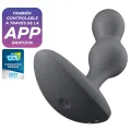 Deep Diver Vibrating Plug App Grau von Satisfyer Connect