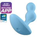 Deep Diver Vibrating Plug App Blau von Satisfyer Connect
