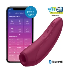 Curvy 1 + Rot Pink von Satisfyer Connect | Fesselliebe.de