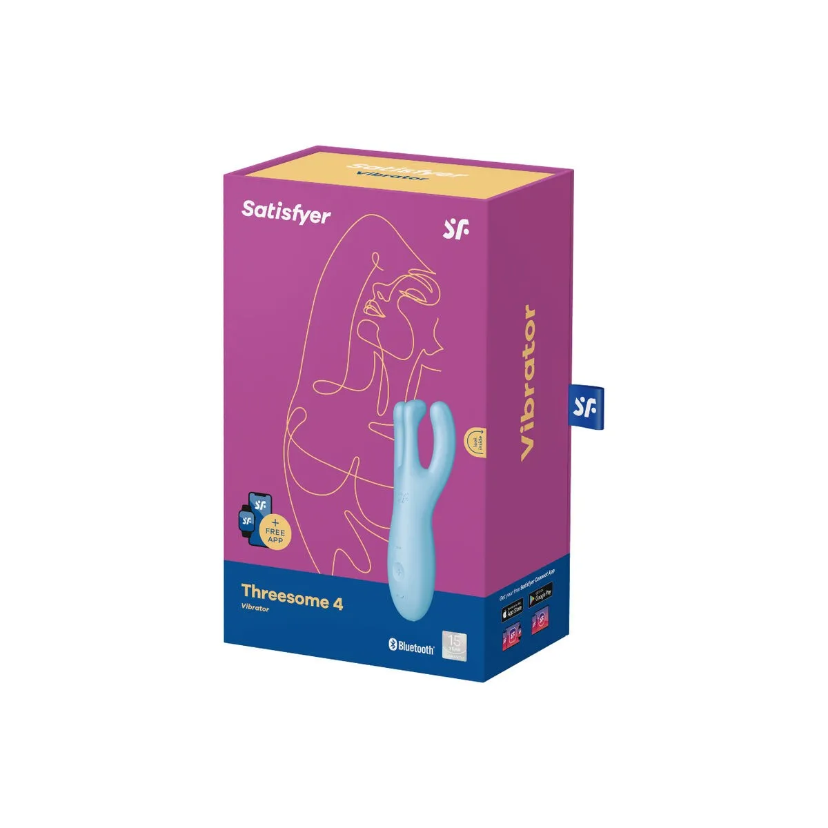 Threesome 4 Vibratorapp Blau von Satisfyer Connect | Fesselliebe.de