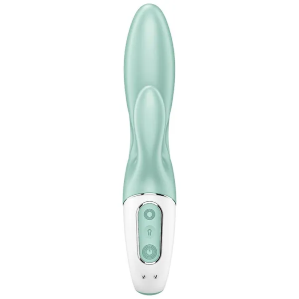 Air Pump Bunny 5+ aufblasbare Rabbitvibrator-App Grün von Satisfyer Connect | Fesselliebe.de