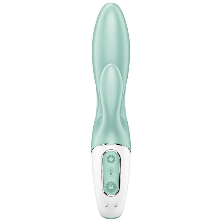 Air Pump Bunny 5+ aufblasbare Rabbitvibrator-App Grün von Satisfyer Connect | Fesselliebe.de