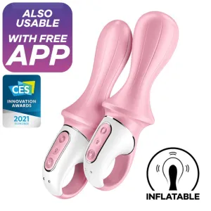 Air Pump Booty 5+ aufblasbarer Analvibrator Rosa von Satisfyer Connect