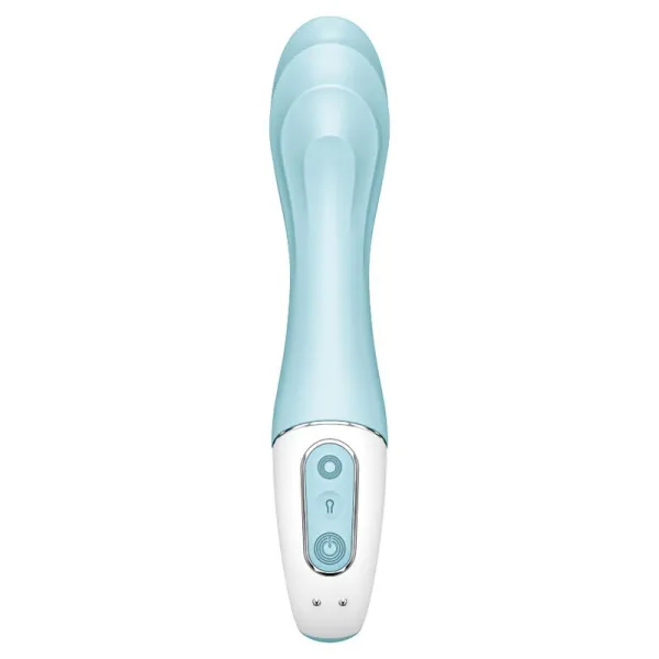 Air Pump Vibrator 5+ aufblasbare G-Spot-Vibrator-App Blau von Satisfyer Connect | Fesselliebe.de