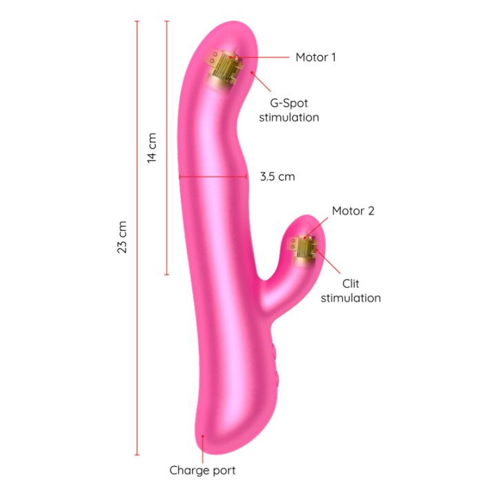Oslo Vibration & Rotation Rosa - Kostenlose App von Oninder | Fesselliebe.de